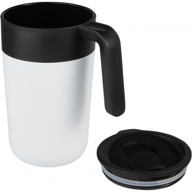 Logo trade advertising products picture of: Nordia 400 ml double-wall recycled mug